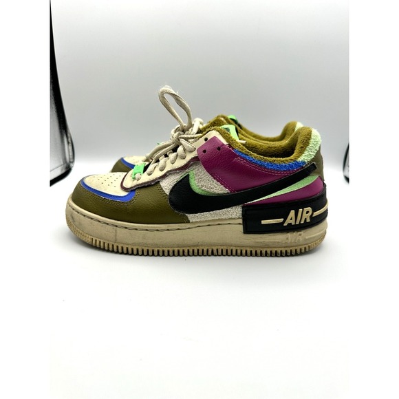 Nike Shoes Air Force 1 Womens 7 Shadow SE Cactus Flower Retro Street Chunky - Picture 1 of 8